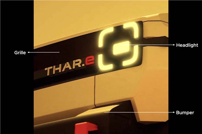 Mahindra Thar EV SUV concept 